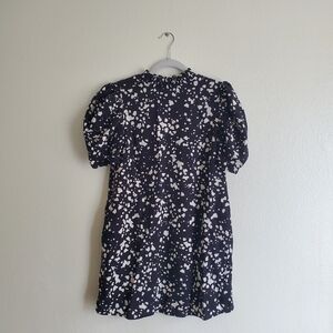 Who What Wear linen trapeze dress